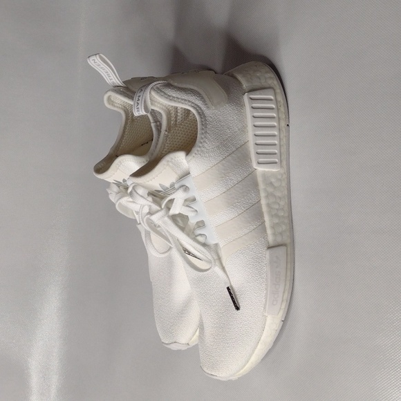 Adidas Boost NMD White Sneakers Shoes Men's 8.5 - Picture 6 of 11